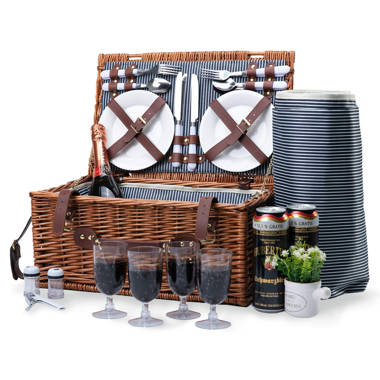 Vonshef picnic outlet basket